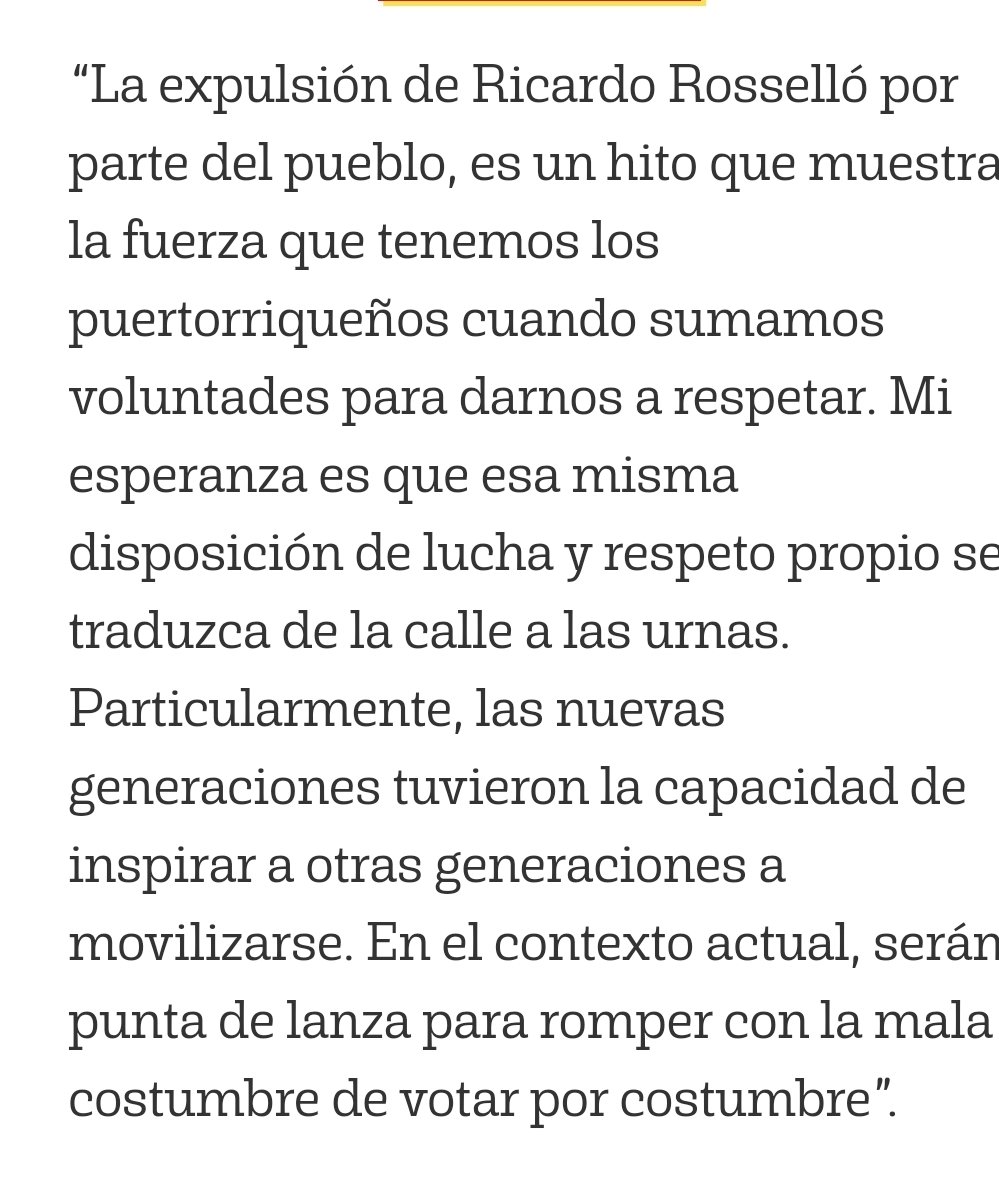 A un año de la renuncia de Ricardo Rosselló, te comparto mi reflexión publicada por <a href="/primerahora/">Primera Hora</a> <a href="/Barbarajosefina/">Bárbara J. Figueroa</a>.