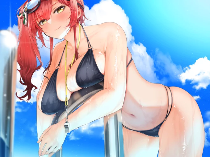 ずっと描きたかったやつ

 #アズレン水着ショー #ザラ  #アズールレーン 