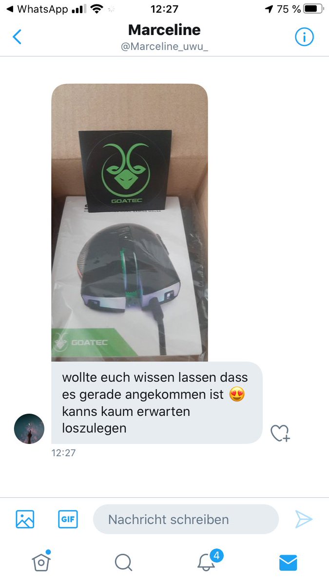 AlpinRush_de's tweet photo. ❗️| Update zum Gewinnspiel

Die Gewinnerin hat die Goatec Maus erhalten! 😊

Als Dankeschön an alle die Teilgenommen haben, gibt es einen 10% Code [„Go10“] und sichert euch 10% auf den gesamten einkauf im @Goatec1 Shop!✌🏼 https://t.co/XHCtt1vlmi