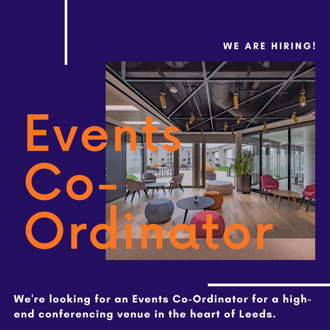 AshdownPhillips's tweet photo. Are you looking to start or progress your career in #events and #hospitality? @TheTerraceWP  is looking for a bright, passionate and enthusiastic individual to host and run meetings and events.

Find out more and apply :https://t.co/qcetr4HpXF

#eventsjobs #leedsjobs #hiring https://t.co/kdnslJFr9j