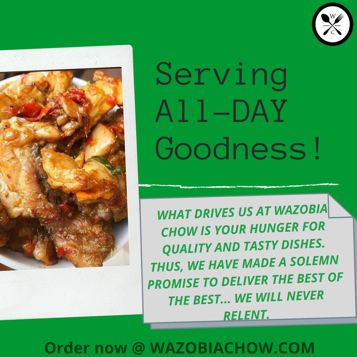 WazobiaChow's tweet photo. Thank God It's Friday..

#TGIF #AbujaResturants #Abujaeatery #Abujakitchen #Foodiegram #foodPorn #FoodLife #FoodDelivery #BBNaija #PrayerRequest https://t.co/ng3KIRq38P