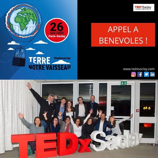 TEDxSaclay's tweet photo. [Appel à Bénévoles] ❌Vous avez envie de vivre une expérience unique ? Nous recherchons pour renforcer nos équipes, #TEDxSaclay🌏 
✅Attaché de presse
✅Community manager
✅Photographe
✅Graphiste
✅Scénographe
✅Régisseur
merci de nous contacter par MP😃 https://t.co/bZDb76JeNS