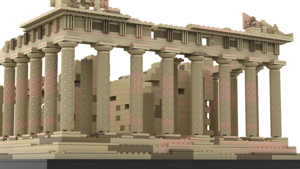 lego architecture parthenon