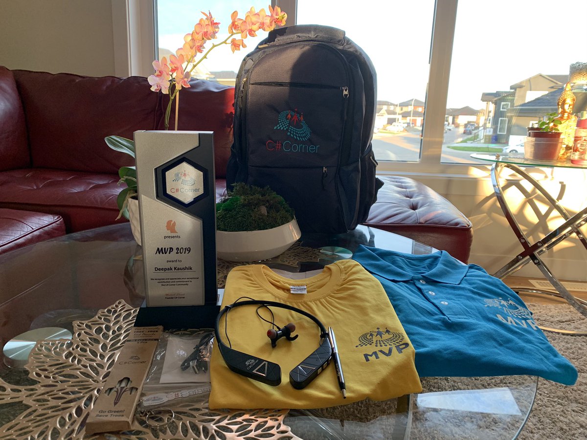 ThinkForDeepak's tweet photo. Thanks to @CsharpCorner for this super pretty #MVP award, it’s so incredible 👏!!

I still have childishly excitement while opening #MVP kit every year!

This never gets old 😘 Feeling honored #mvpbuzz #HumbledAndHonoured

@mcbeniwal #Saskatchewan @CoastIot #Canada 🇨🇦 @Azure https://t.co/Si5t4AyKVo