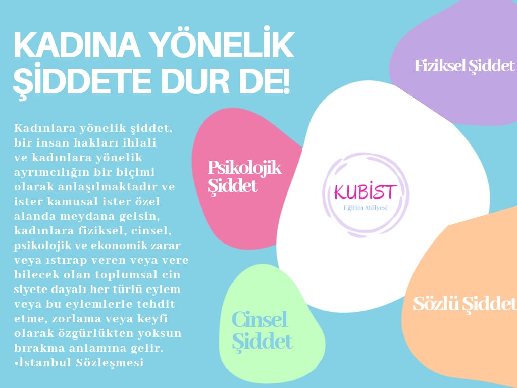 kubistofficial's tweet photo. Herkese merhaba, 
Kubist Eğitim Atölyesi ekibi olarak ülkemizin gündemindeki haberleri yakından takip ediyor ve yaşanan şiddeti kınıyoruz. Şiddetin dini, dili, ırkı veya cinsiyeti yoktur ve mücadelede biz de varız diyoruz.

#KadinaSiddeteDurDe #istanbulsozlesmesiyasatir https://t.co/WOhuiqUpQs