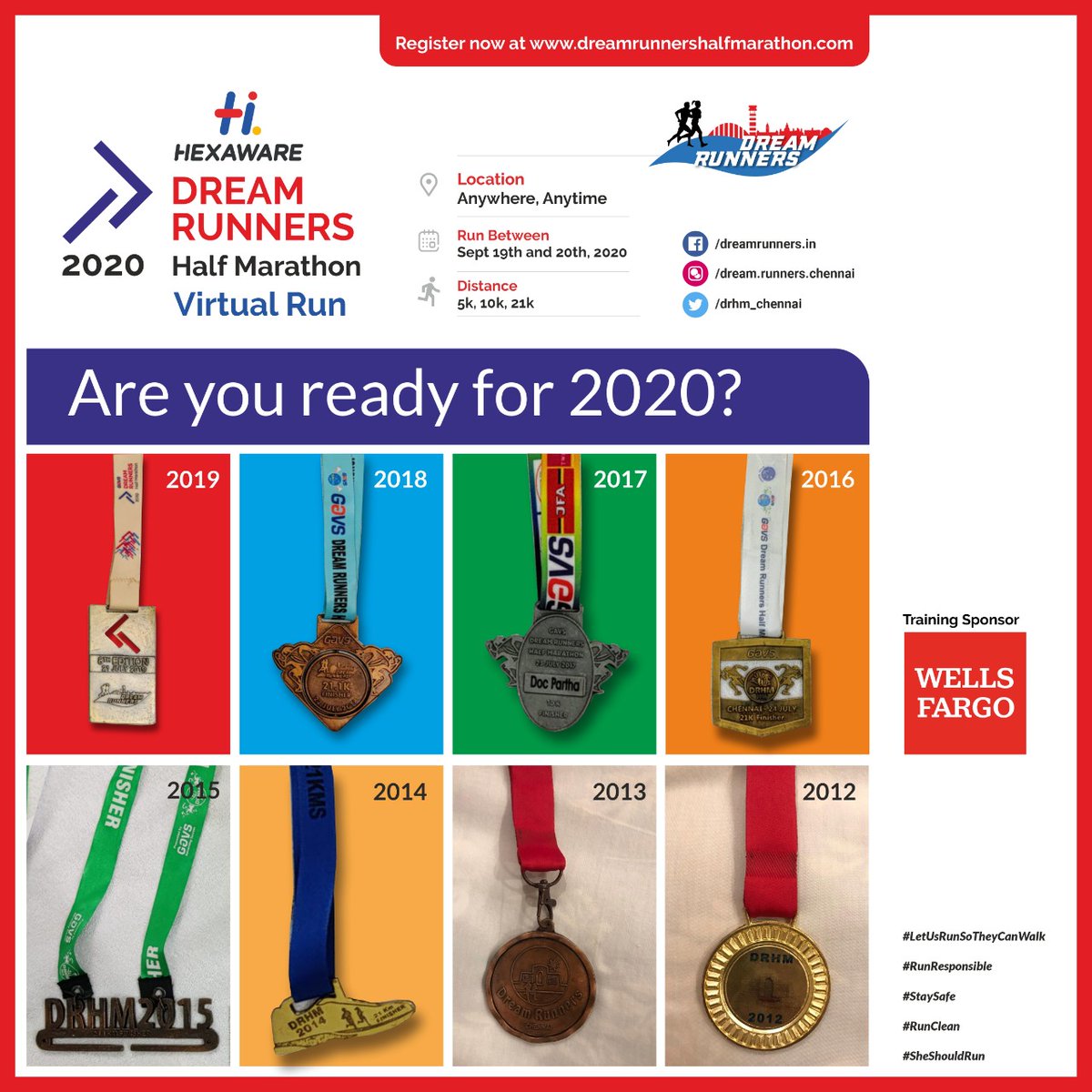 DRHM_Chennai's tweet photo. Don’t let the lockdown lock you down. Sign up for the virtual run. #DreamRunners presents the perfect way to unleash the runner in us that is trapped. Run wherever you are.
Register now.
https://t.co/rgzm0ve6lQ 
#HexawareDRHM2020
#SheShouldRun
#VirtualRun
#LetUsRunSoTheyCanWalk https://t.co/GEzYt3Df9l