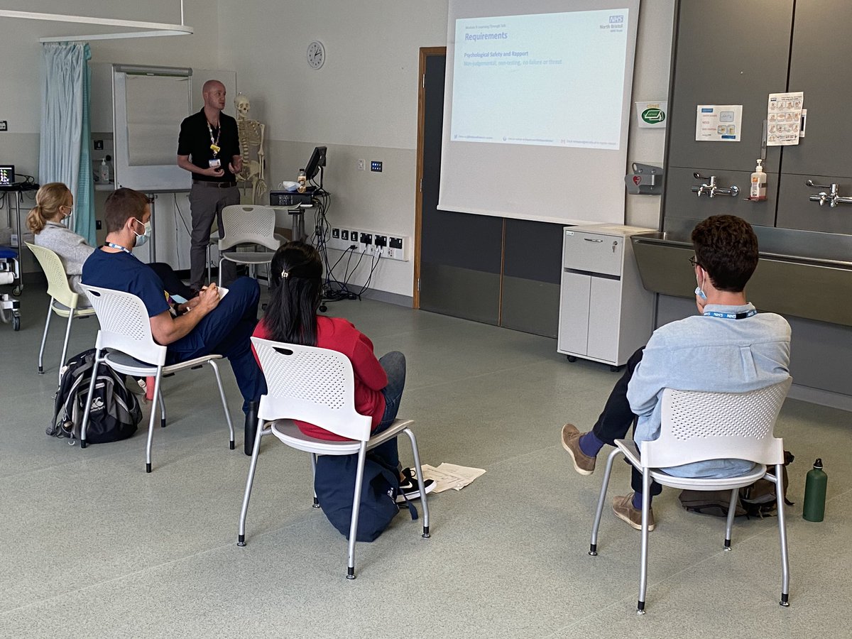 SimSpaceBristol's tweet photo. Back to work in earnest today with our #SimEssentials trainer workshop today, led by our new, full time Lead Clinical Simulation Nurse, the marvellous @kittwaring90 - a great addition to our team. https://t.co/V9rI0A3b7b