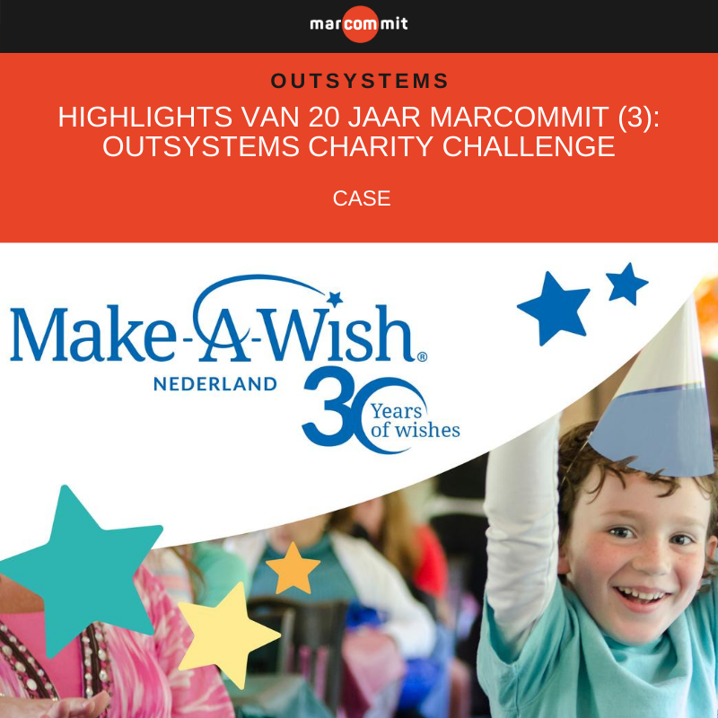 Het <a href="/OutSystems/">OutSystems</a>-platform maakt razendsnelle applicatieontwikkeling mogelijk. In dit verhaal lees je hoe OutSystems en Phact binnen één week een gloednieuwe applicatie ontwikkelde voor Make-A-Wish Nederland en hoe we daar de IT-pers nauw bij betrokken: bit.ly/2WUrcEN #B2B