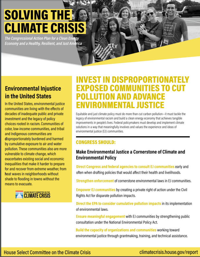 GreenTeam_IL's tweet photo. #SolvingTheClimateCrisis means addressing historical injustices which have disproportionately burdened communities of color in our fight to #ActOnClimate. The @ClimateCrisis’ new Climate Crisis Action Plan seeks to finally end those inequities: https://t.co/ygLIkGcObw