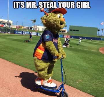 Ready for all the crazy meme's to pop up today because it's... #AstrosOpeningDay! Show us your best ones down in the comments below! 

Downtown Takeover - Astros Opening Day 2020 #OpeningDay <a href="/Luckyspubwest/">Lucky's Pub West</a> tonight.