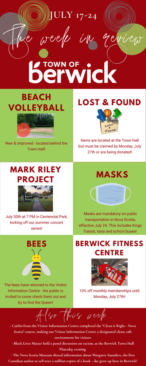 town_berwick's tweet photo. We recognize that we post frequent updates to our social media and often things can easily get missed by residents. Here's a summary of last week in review: #BerwickToTheCore https://t.co/sEl2pxHH1s