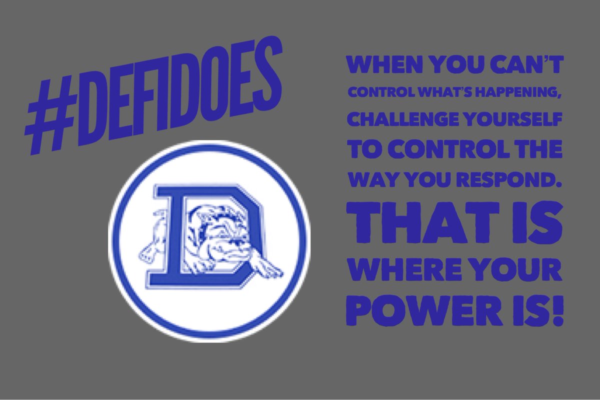 DefiBulldogs's tweet image. We know that our administration has been working hard on navigating through these uncharted waters.  We also know that it all could change at any moment. Try your best to stay positive and FLEXIBLE as these next few weeks unfold and they figure out what’s best for everyone!