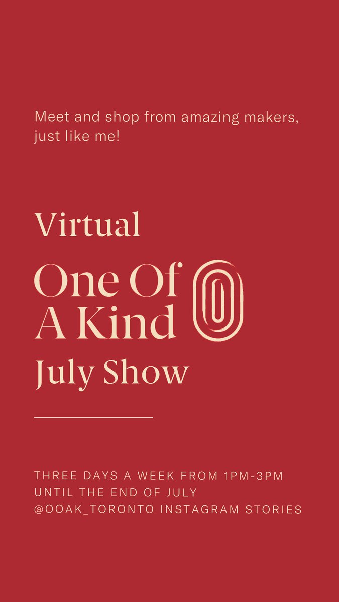 GuildcraftDuvet's tweet photo. 🙌 We are participating in the One Of A Kind Show Virtual Show!

Check us out in the @OOAK_Toronto Instagram Stories, and make sure to follow along to see other amazing makers just like us. https://t.co/QcxlRstHGa