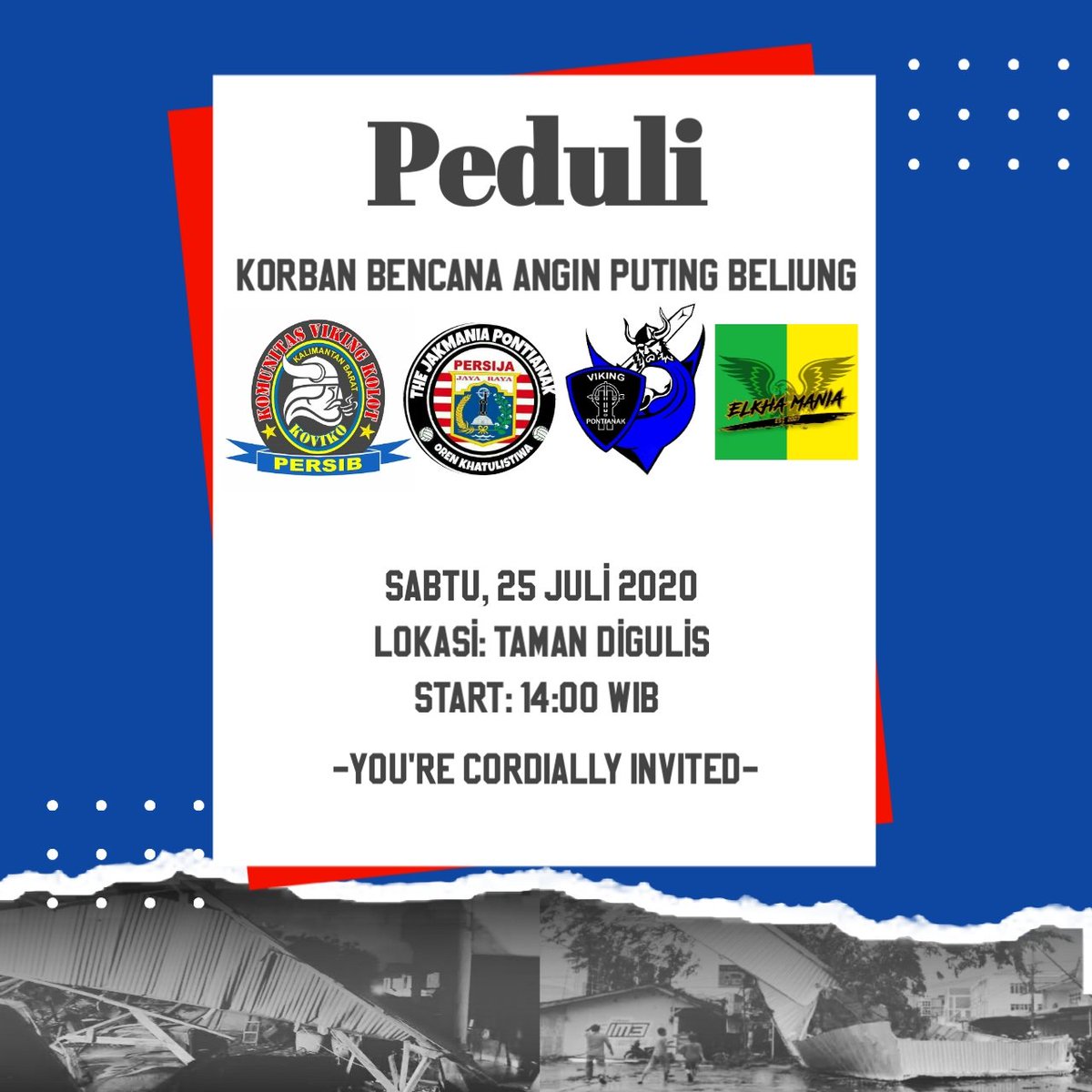 Menjadi bermanfaat bagi orang lain adalah suatu fungsi yang tak dimiliki orang lain.
#VikingPontianak #TheJakPontianak #elkhamania #vikingpersibclub #prayforpontianak