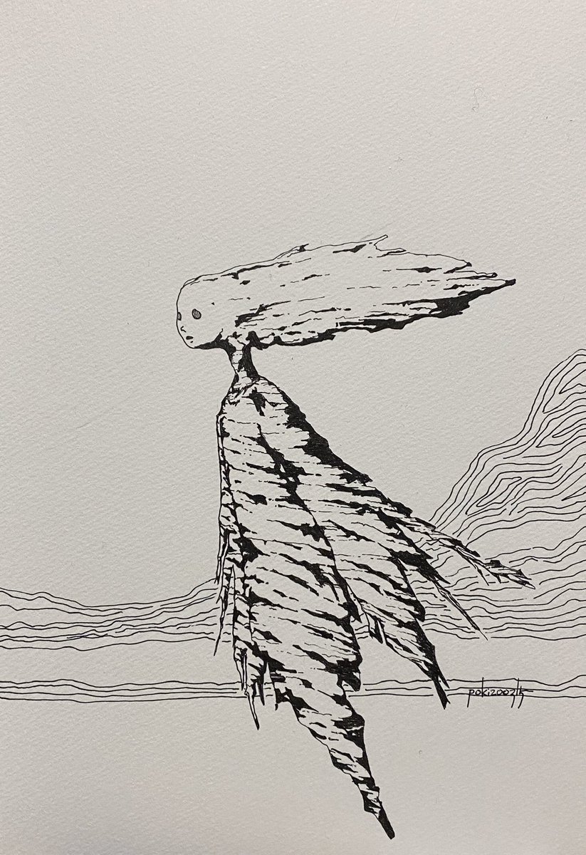 #創作フェス
ボールペンやシャーペンで少し向こうの世界の生き物や風景やひとを描いています。 