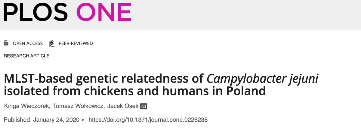 OneHealthEJP's tweet photo. The #OneHealthEJP Joint Research Project #AIRSAMPLE have published a study which investigates the genetic relatedness of #campylobacter from chickens &amp; humans in Poland #OneHealth #OneHealth4all #FoodSafety #Food #H2020 #ResearchImpactEU #EU

https://t.co/fSRadxPmrx https://t.co/aN7x4gi1os