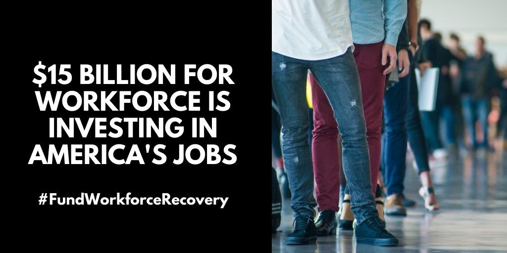 UPMichiganWorks's tweet image. Current WIOA Incumbent Worker Training is difficult to scale without adequate business engagement. Congress must invest $1 billion in a new Incumbent Worker Training that supports industry partnerships and $1 billion to support digital literacy skills. #FundWorkforceRecovery