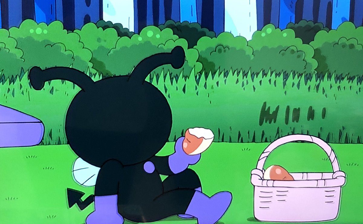 Daphne ポッポちゃん この赤ちゃんsl可愛いかった バイキンマンも 小さくなったアンパンマンも可愛いかった 耳が垂れたバイキンマンの可愛さたるや アンパンマン