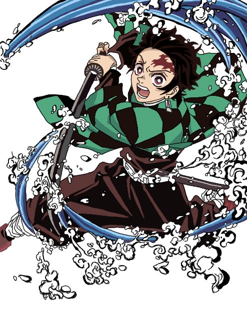 おまろすさんがTwitterに投稿した竈門炭治郎(鬼滅の刃)のイラスト。