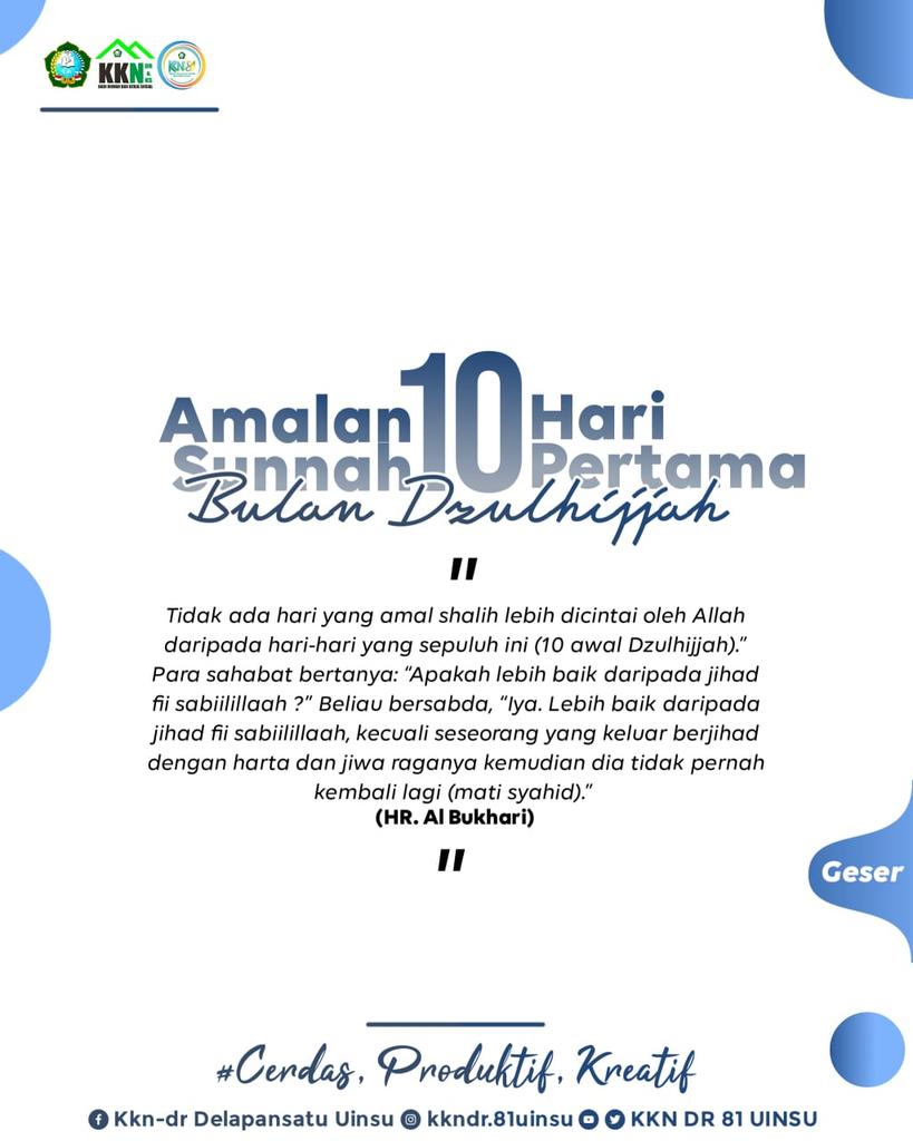 kkndr81's tweet photo. Amalan Sunnah 10 Hari Pertama di Bulan Dzulhijjah.

#kkndr #kkndr81 #kkndr81uinsu #sunnahdzulhijjah #bulandzulhijjah https://t.co/P43EBx6x11