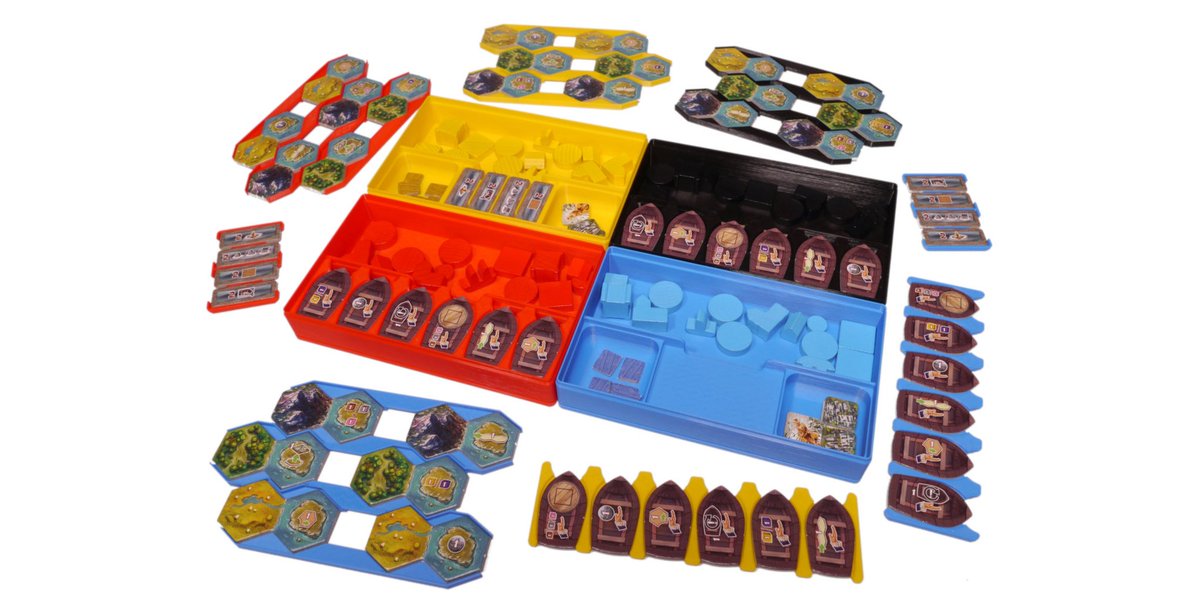 EurohellDesign's tweet image. Überlass den Aufbau der Boote, Meilensteine und Landschaftsplättchen von Cooper Island @AndreasOdendahl von @frostedgames deinem neuen Inlay und konzentriere dich ganz auf deine Strategie 😉

#boardgameinsert #boardgameorganizer #gameorganizer #pimpmyboardgame #boardgameupgrades