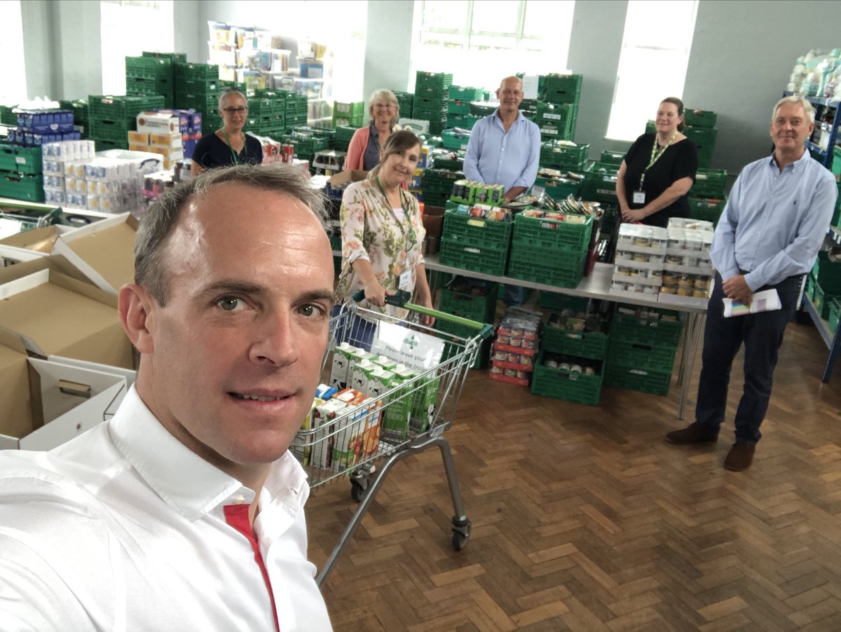 Dominic Raab (@dominicraab) on Twitter photo Great to join Jenny French and her formidable team of local East Elmbridge Foodbank volunteers, alongside <a href="/SCCLeader/">Tim Oliver</a> Tim Oliver, in their new Molesey base. They’re doing an amazing job supporting the vulnerable during COVID. Great to join Jenny French and her formidable team of local East Elmbridge Foodbank volunteers, alongside <a href="/SCCLeader/">Tim Oliver</a> Tim Oliver, in their new Molesey base. They’re doing an amazing job supporting the vulnerable during COVID.