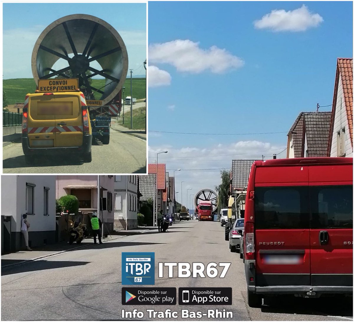 ITA6768's tweet photo. D28, #Rittershoffen, en venant de #Kuhlendorf. Circulation difficile en raison du passage d’un convoi exceptionnel. Prudence
@TopmusicAlsace @toutlebasrhin https://t.co/LpT484RS01