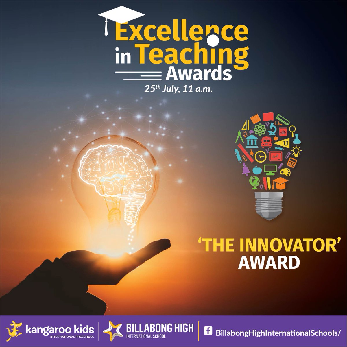 kangarookids1's tweet photo. It is important to recognize innovation when we see it. This category celebrates the ‘Innovators’ – making learning truly meaningful and engaging for children.
#TeacherAppreciation #GetBackToSchool #TeachingAwards #RightToLearn #ThankYouTeachers https://t.co/LIaJss2tME