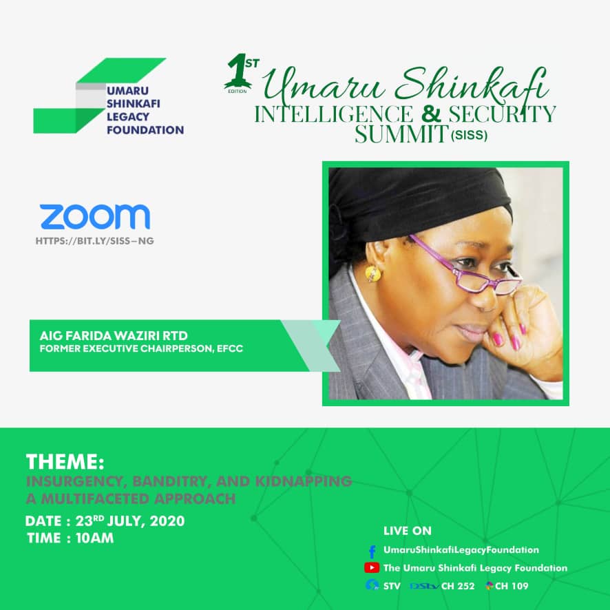 LegacyShinkafi's tweet photo. Intelligence gathering is a very expensive business. Government should equip the agencies with the latest modern technology i.e drones. - Chief Dr Farida Waziri AIG (RTD) @FARIDAMWAZIRI1
#UmaruShinkafiFoundation #NationalSecurity #SecurityChallanges https://t.co/VikN9pnYSV
