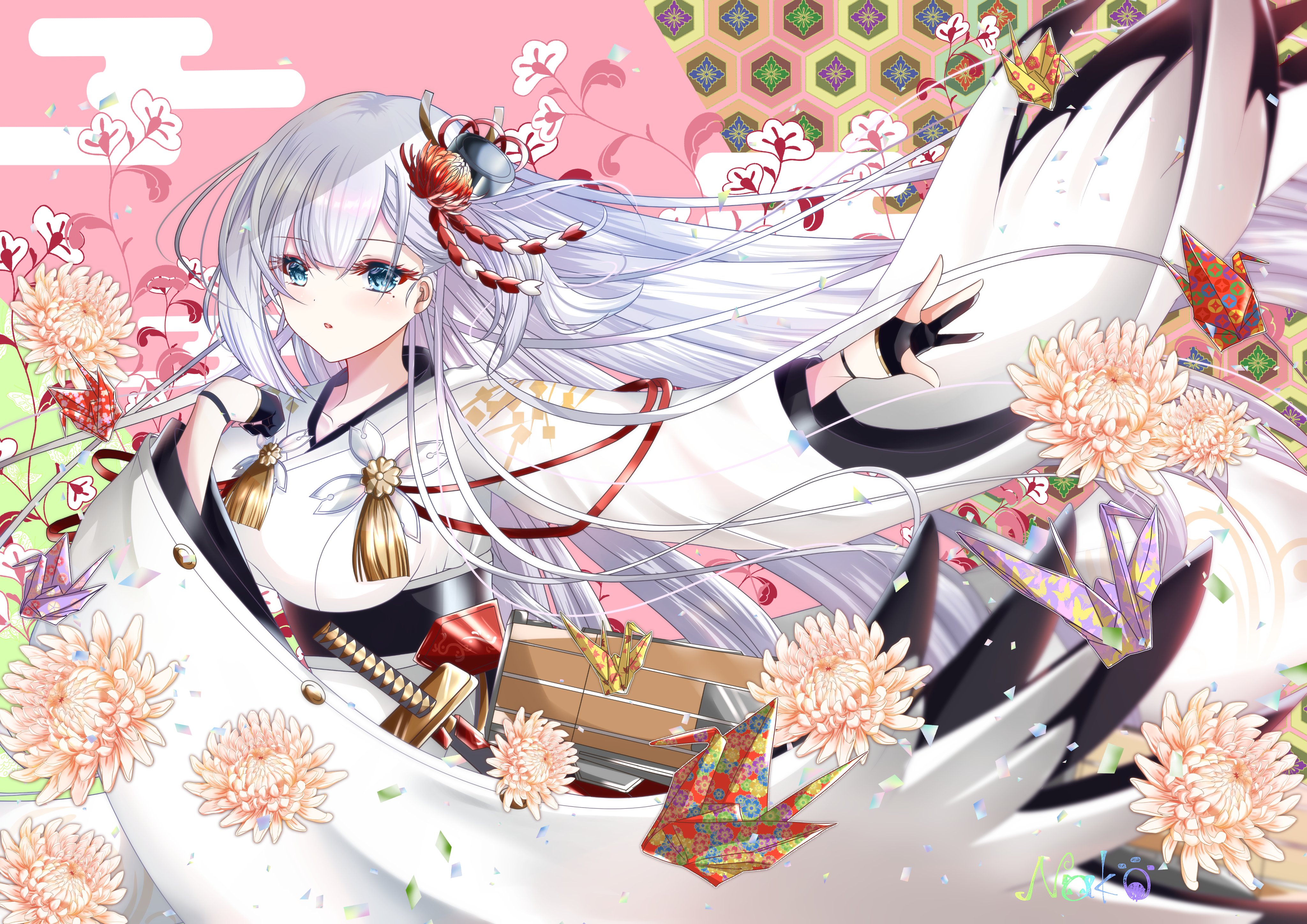 なこにゃ 千紫万紅 百花繚乱 ついに瑞鶴のイラストが完成しました 前回お見せした対になる翔鶴のイラストも一緒にご覧ください コミトレでキャンバスアートにしてセット頒布します T Co 3nkb4xtxff アズールレーン アズレン 翔