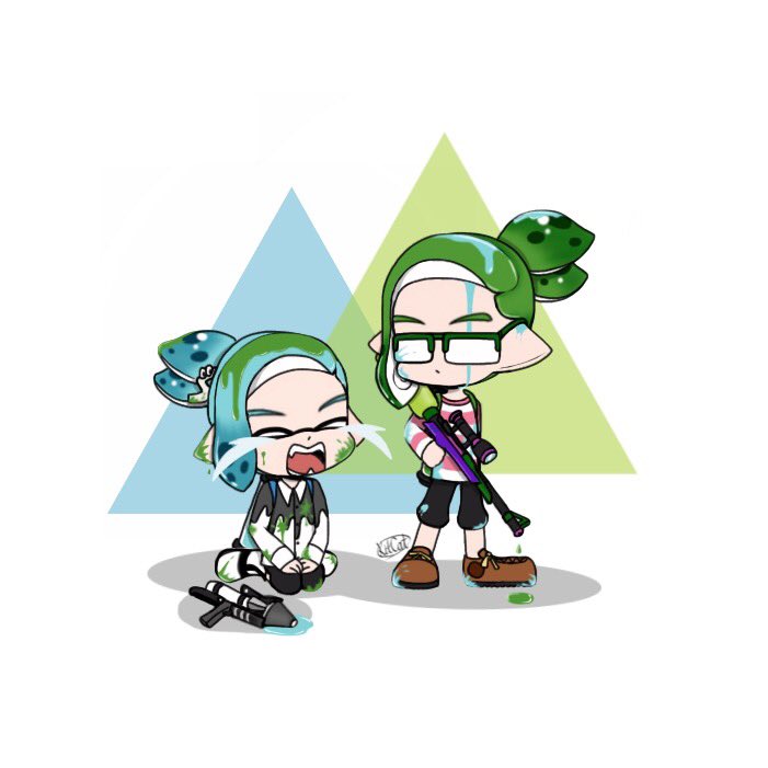 KatKitCat's tweet photo. Half-Rim x Inkfall Chibi art~

One with ink and one without
——
Characters are from the Splatoon Manga 
——
#コロイカ #splatoonmanga #splatooncoroika #splatooncorocoro #splatoonhalfrim #splatoonhalfrimz #splatooninkfall #splatoonhalfrimxinkfall #halfrimxinkfall https://t.co/SdalK8FBzF