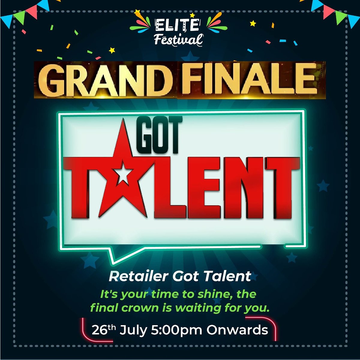 TheEliteClubFam's tweet photo. Who wins the grand prize?
Stay tuned to know!
Sunday,5 pm onwards..
.
.
.
#retailersgottalent
#onedaytogo 
#dance
#artistsoninstagram 
#filmcity
#filmcitymumbai
#virtualtour
#finalweekend
#dance
#mindfulmoments
#crafts
#elitefest 
#theeliteclubfamily 
#theeliteclubexperience https://t.co/q99uLhX7On