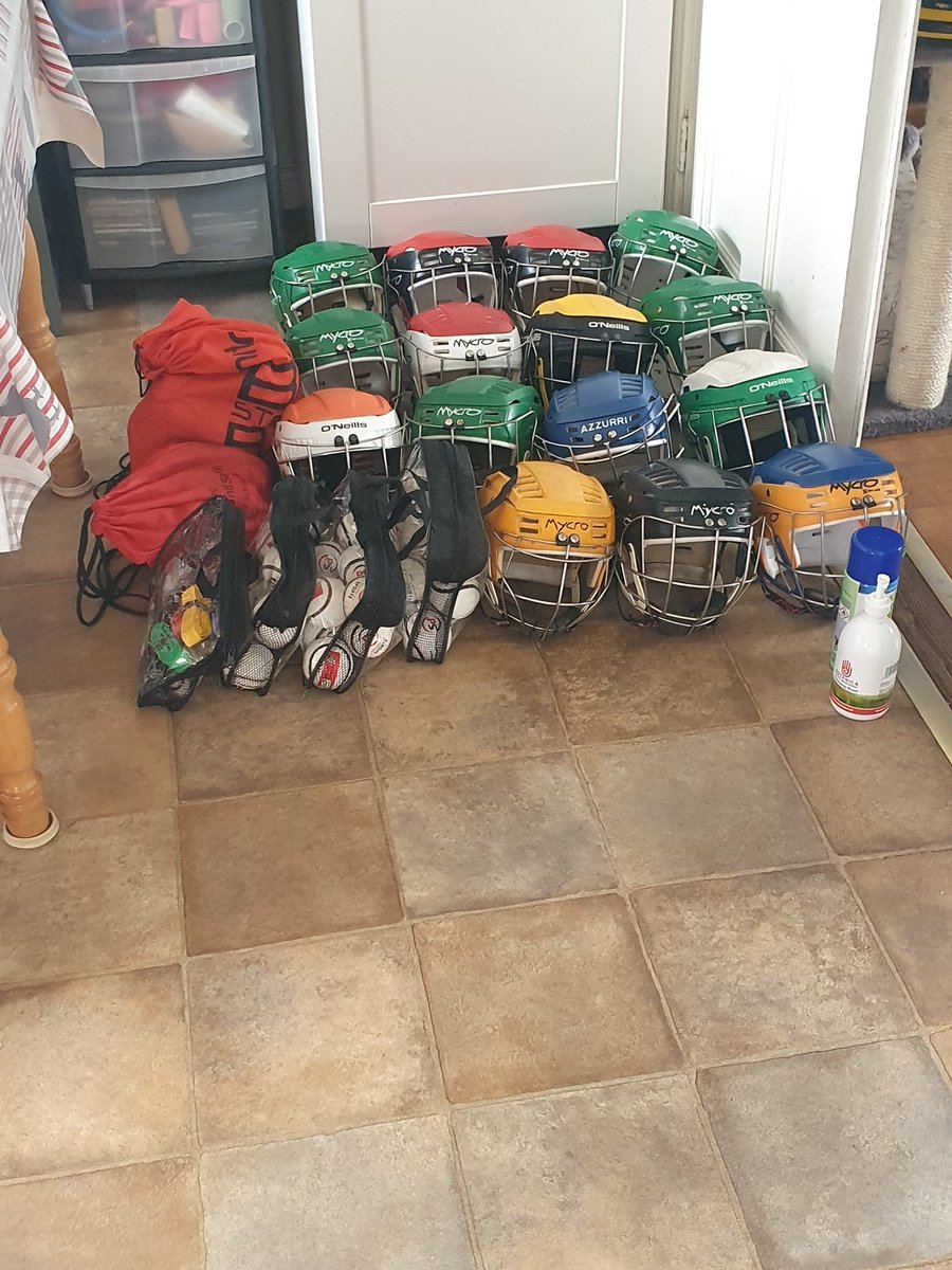 newryhurler1's tweet image. First night back for the @ShamrocksNewry hurling academy....everything disinfected, spruced up, ready to go including some new hurleys as no doubt we have had a few growth spruts since we last saw them...not sure who is more excited me or the kids 😂
