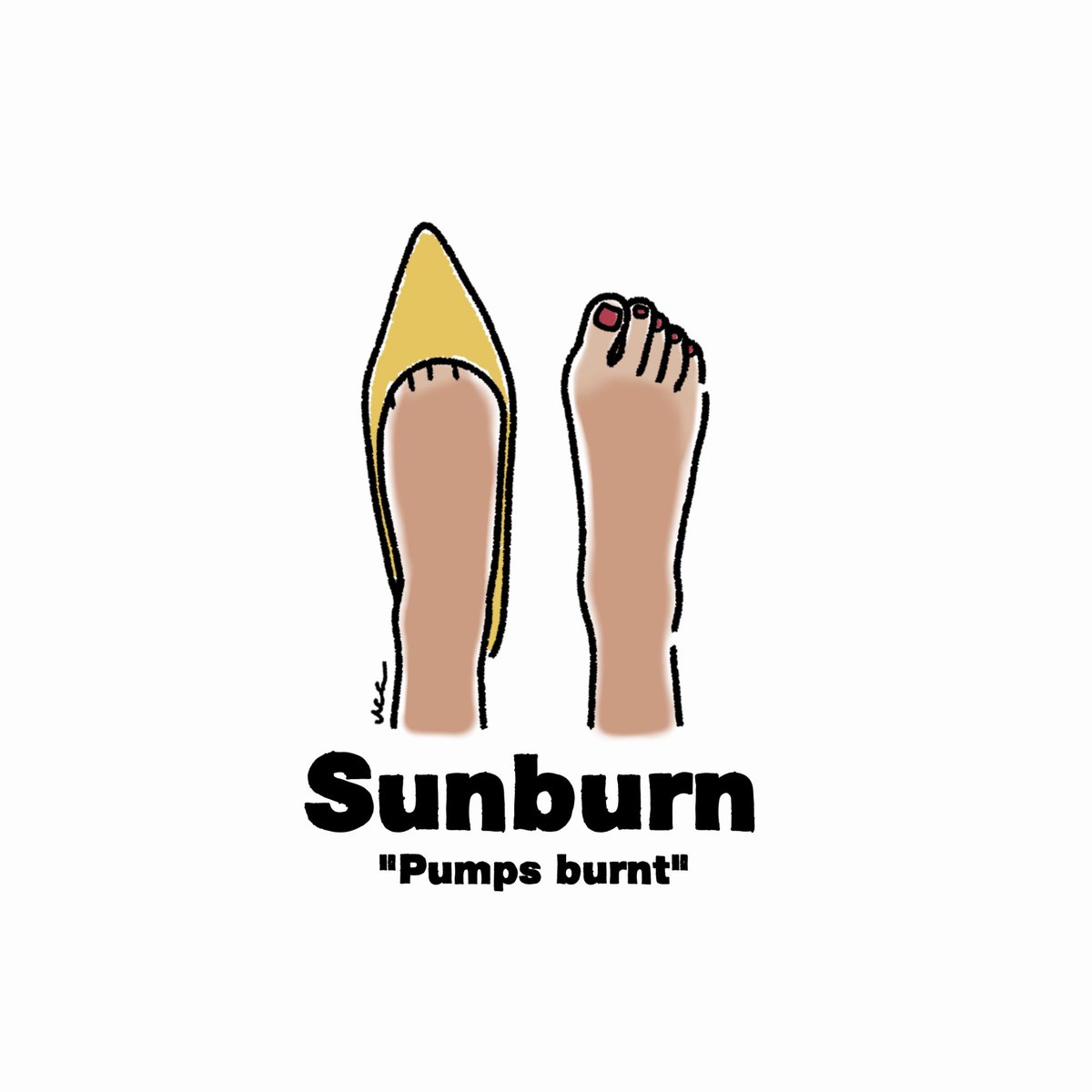 パンプス焼け Twitter Search