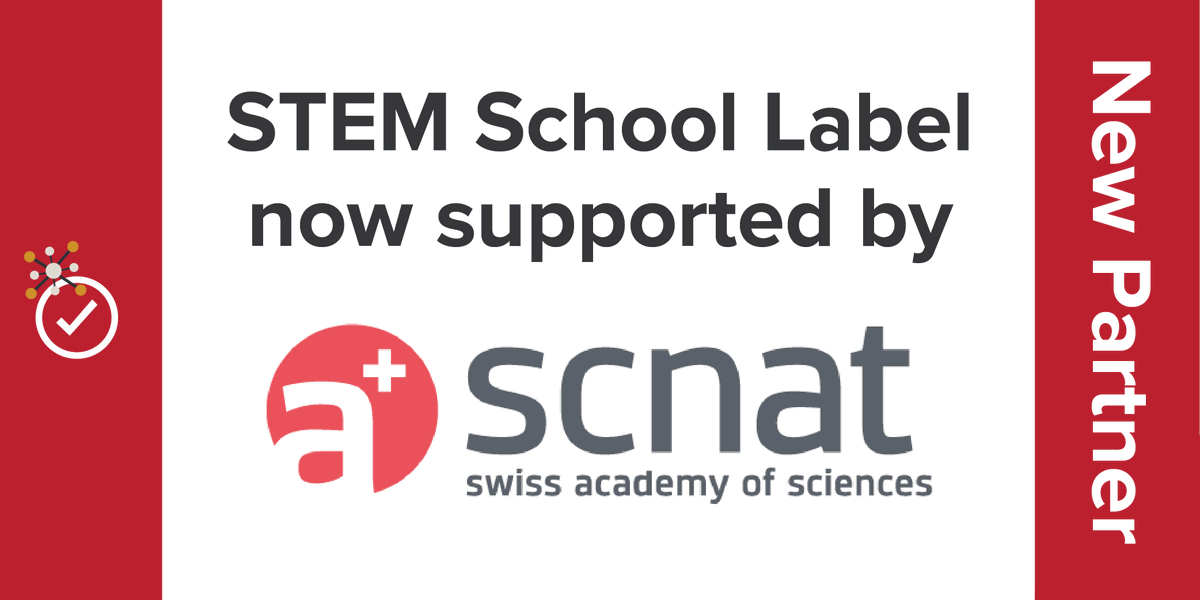STEM_Label's tweet image. 📢 Proud to announce that the #STEM_Label is now supported by the Swiss Academy of Sciences @scnatCH.
🔥 As associate partner, they support #policymaking, #administration and #business with expert knowledge and actively participate in public discourse.
@eu_schoolnet