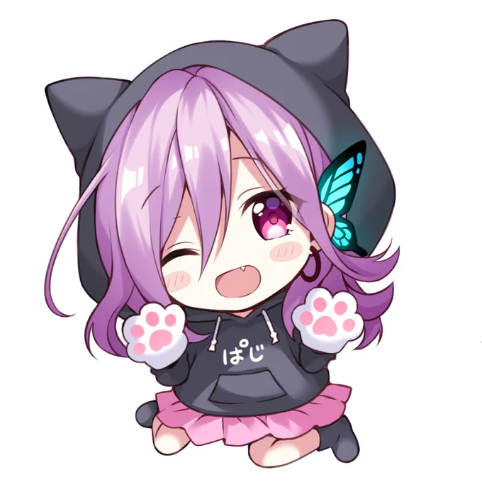 ぱじにゃん描きました!アバター権ゲットしてください? 