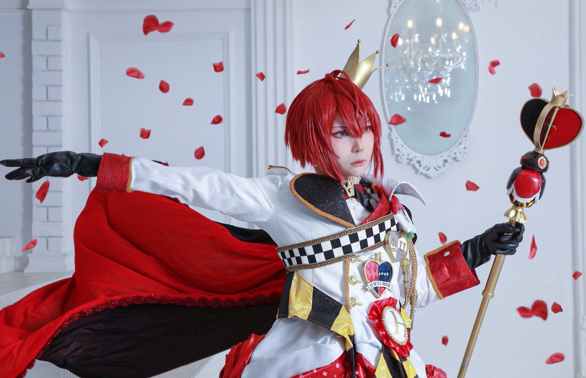 肉食ヨロズ Twisted Wonderland リドル ローズハート ハートの女王の厳格な精神に基づく ハーツラビュル Studio Ai Bless 撮影 Hide0808 Photo T Co Rpcujsg4ii