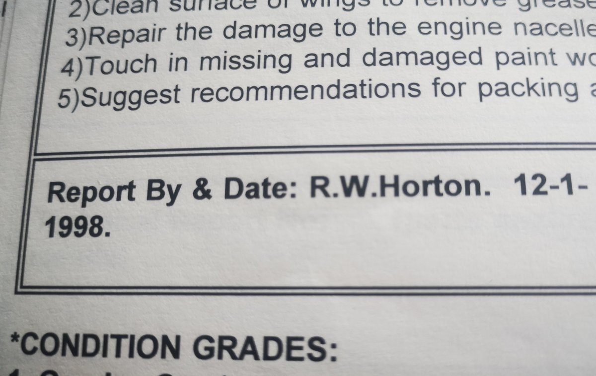 SMGConservation's tweet image. Our Coordinator has been digitizing some paperwork over the last few weeks and has come across this gem - a condition report produced in 1998 by Conservator Richard. He's still very much a part of our team over 20 years later! #conservation #conservators