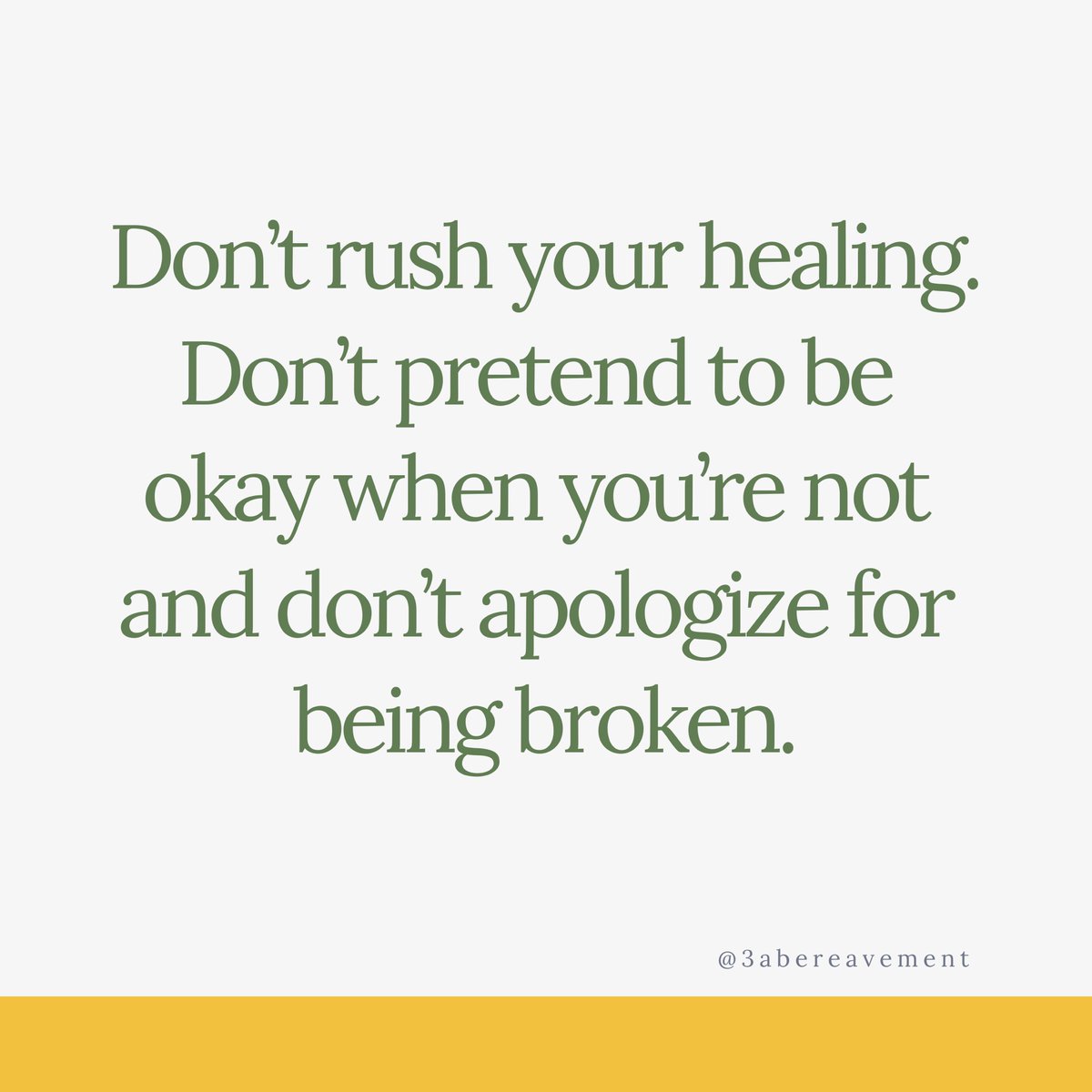 3ABereavement's tweet photo. Take your time and allow yourself to freely express your emotions.⠀

#grief #griefjourney #griefandloss #griefsupport #griefquotes #missingyou #foreverinourhearts #gonebutnotforgotten #inlovingmemory #houstonnonprofit #3ABF https://t.co/SdbbyGWhXX