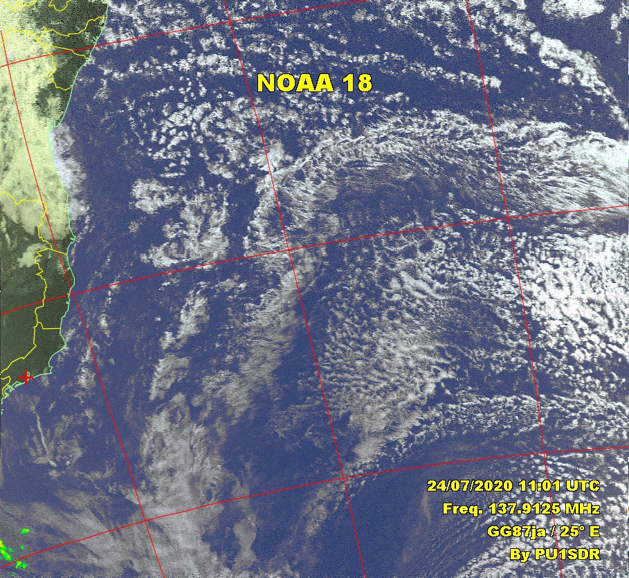 clovisalberti's tweet photo. Satélite NOAA 18 hoje sobre o Atlântico https://t.co/R2M67C3omp