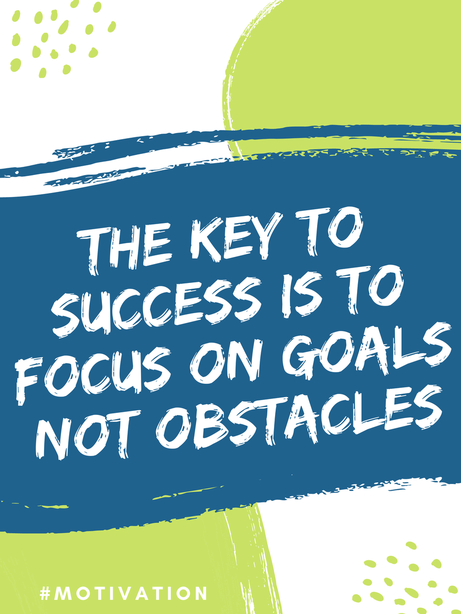 If you focus on the obstacles, you may lose sight of your goals. Don't allow set backs to stop you! 💪 #GED #Motivation