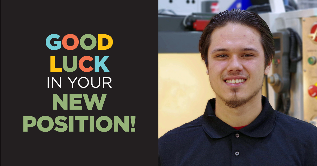 TriangleMfgNJ's tweet photo. Robert was recently promoted to CNC Operator 1. Congratulations on your new position and thank you for your dedication and hard work! #TeamTriangleMfg.
.
.
.
#WeAreTriangle
#ImagineWithUs
#NJManufacturing
#MetalWorkingNation
#MedicalDeviceManufacturing
#InnovativeLifeSolutions https://t.co/P81vqJjpLA