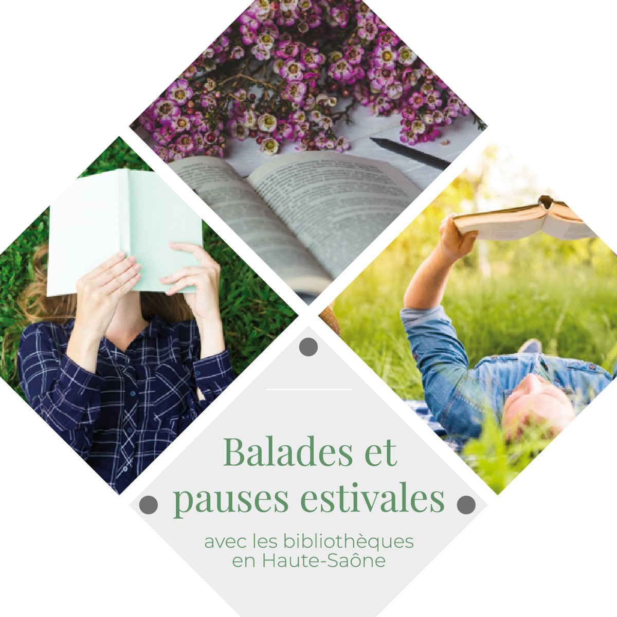CCHauteComte's tweet photo. 3 dates en Haute Comté pour les balades Sens et Lire, au départ des bibliothèques et organisées par la Médiathèque départementale.
27 juillet à Vauvillers, 3 août à Saint-Loup et 10 août à Aillevillers !
https://t.co/GjRVtQJBTY https://t.co/0bbTp3poTv