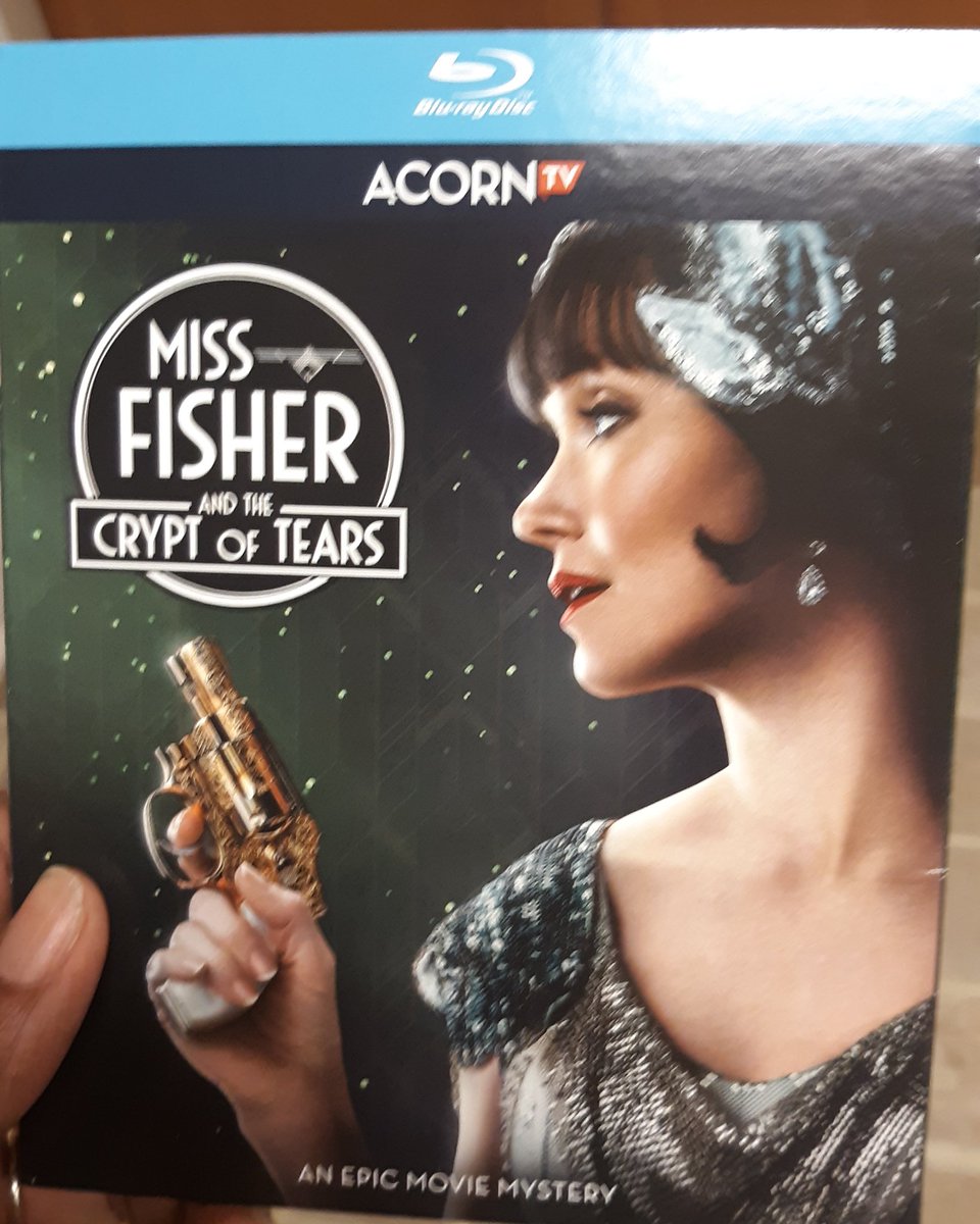 animejunki71's tweet photo. Just got #MissFisher #CryptofTears My mom and I can't wait to watch it this weekend. I like my detectives #classy and #sassy #missfishersmurdermysteries #mystery #adventure https://t.co/KRLDv7c2zd