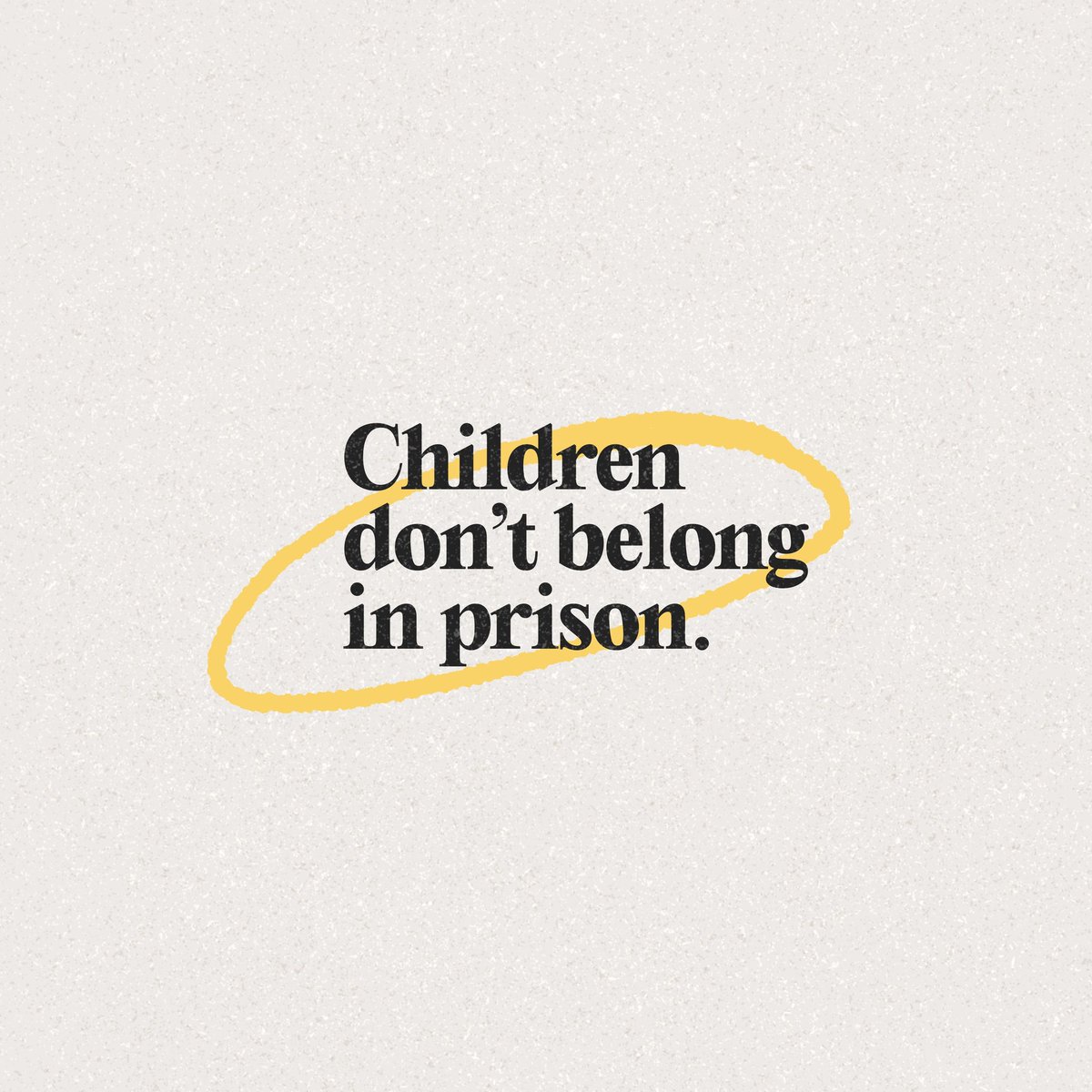 CalHarmer's tweet photo. Children don't belong in prison.
#RaiseTheAge https://t.co/eiEyKSl3kz
