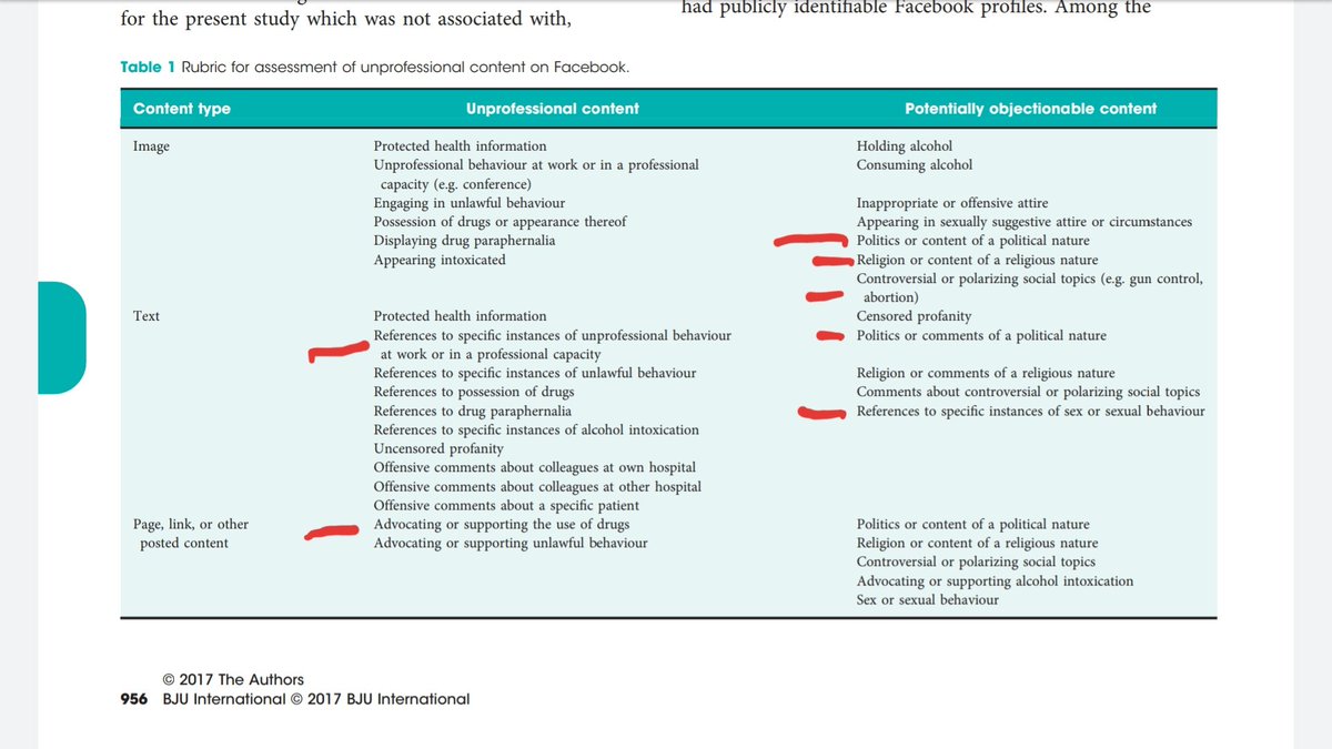 Let's look at a reference they used to create standards of professionalism. I've highlighted a few interesting "unprofessional activities".