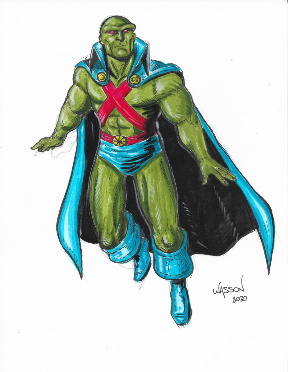 justinwasson's tweet photo. Martian Manhunter
#TheJusticeLeagueArtChallenge
#MartianManhunter
#DetectiveComicsIssue225
#JonnJonzz
#JosephSamachson
#JoeCerta
#DCComics
#FanArt https://t.co/F11KSPNJ79