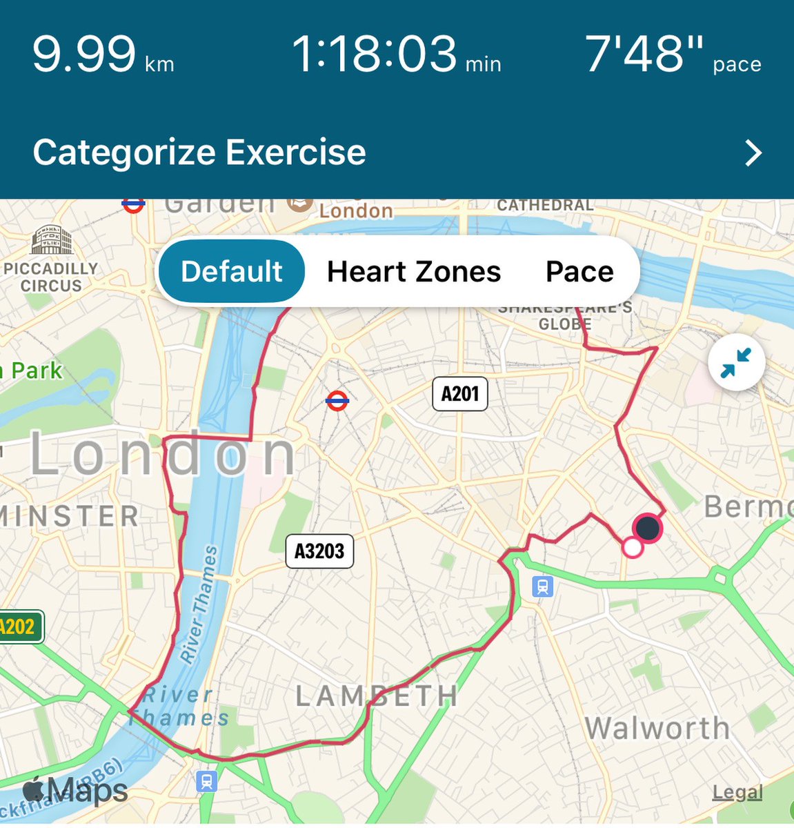 VickyMooreLaw's tweet photo. I took the tourist route for my #999run, supporting the #mentalhealth of our Blue Light Emergency Service workers through #musictherapy. Well done @999RunUK! #BoltBurdonkemp https://t.co/1EK8MXqCsW