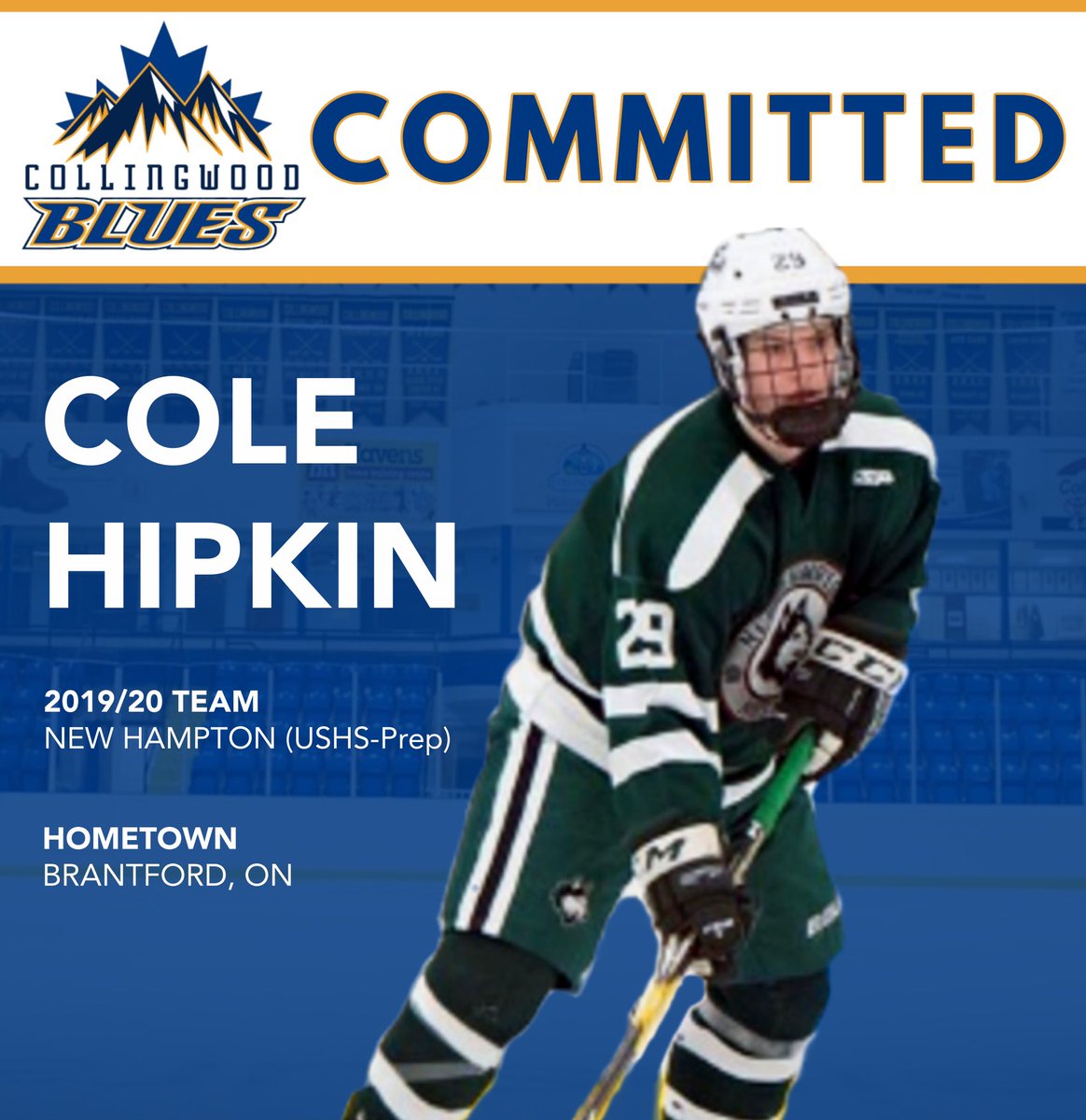 CwoodBluesJrA's tweet photo. ‘03 Forward Cole Hipkin Commits to Collingwood 

Read more: https://t.co/IC7RtHAzCh https://t.co/8ZYDrCORzL
