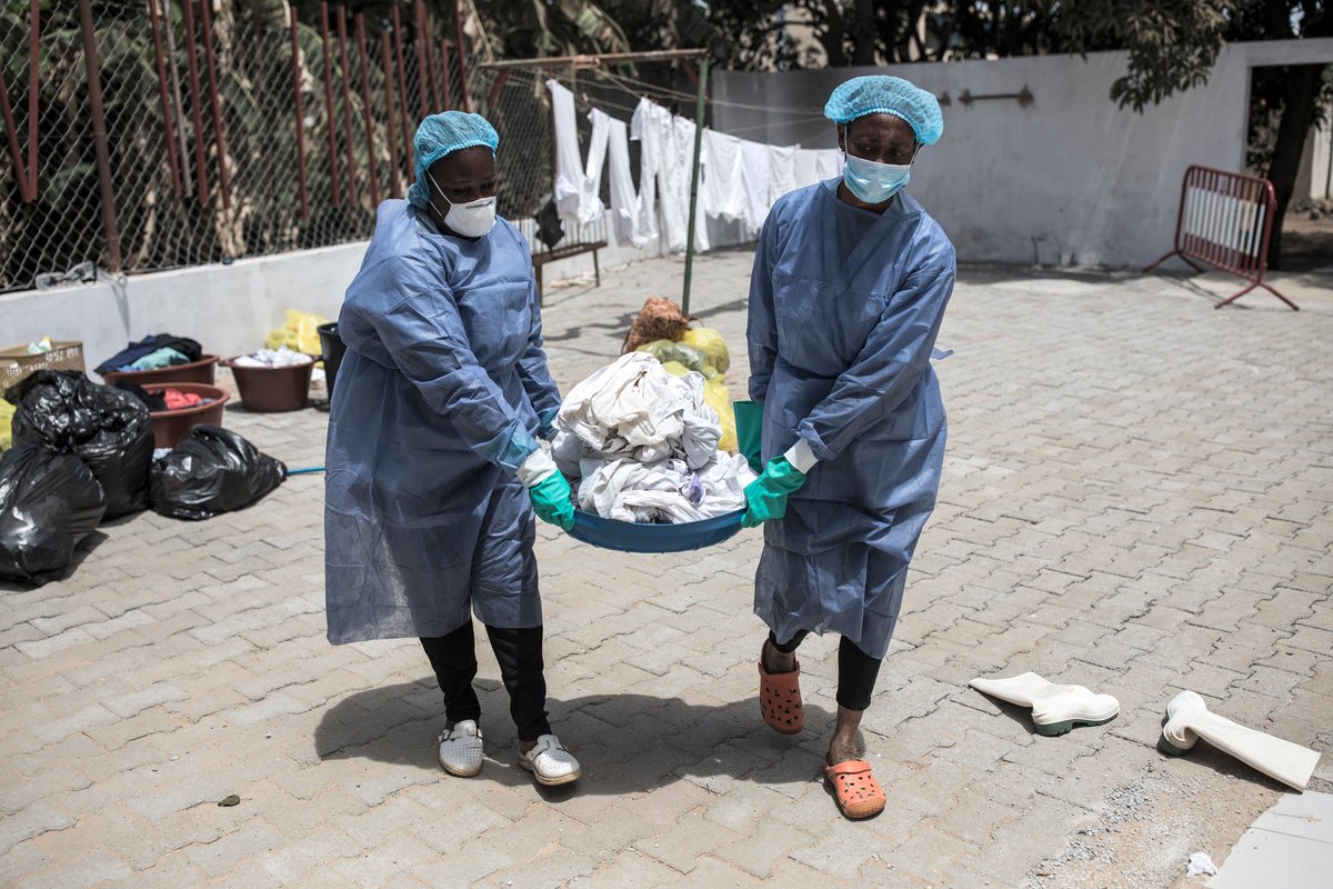 theBAL's tweet photo. Through @ALIMAong, the BAL is providing 10,000 masks, hygiene kits, and PPEs to support the Ministry of Health in Senegal. Thank you to all our essential workers for your service and courage! #BALTogether https://t.co/9JeTKDtZo0